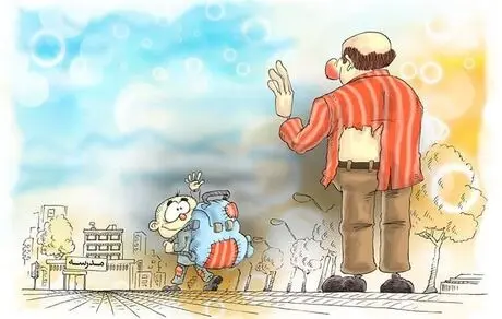 سختی که پدر زحمتکش برای فرستادن پسرش به مدرسه کشید +عکس