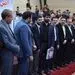 حضور علیرضا دبیر در مراسم آیین تجلیل از قهرمانان کشتی استان قم 
