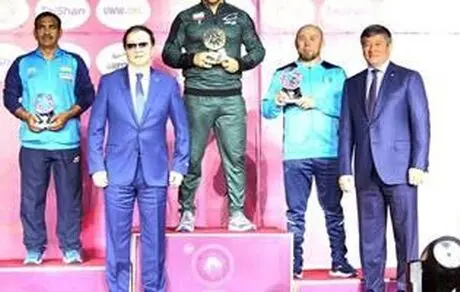 افتخارآفرینی آتش‌نشان پتروشیمی جم در مسابقات کشتی آسیا 