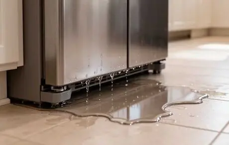 7 علت نشت آب در یخچال‌ و رفع آن بدون تعمیرکار

