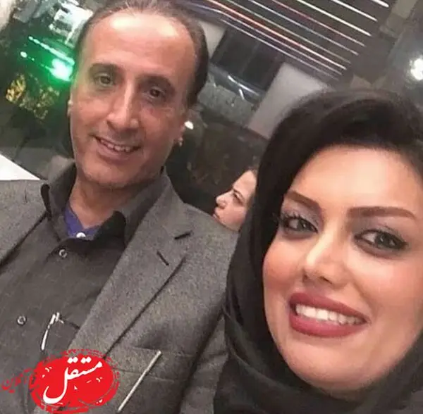 سلفی خانم بازیگر با اخبار گوی معروف + عکس