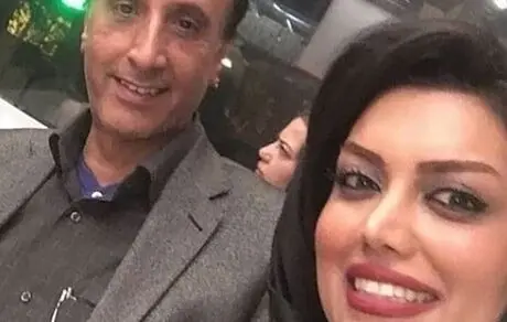 سلفی خانم بازیگر با اخبار گوی معروف + عکس