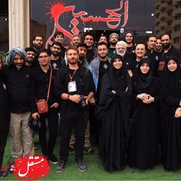 کاروانی از عوامل سینما در راه کربلا + عکس