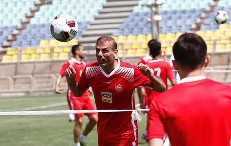 سیدجلال با پرسپولیس تمرین کرد