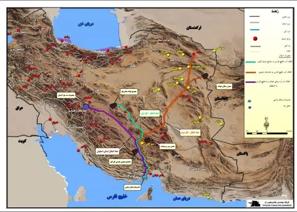 انتقال ۵۵۰میلیون متر مکعب آب شیرین در پروژه ملی انتقال آب خلیج فارس به فلات مرکزی ایران