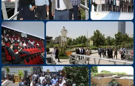  بازدید مهمانان خارجی از منطقه فرهنگی و گردشگری عباس آباد 