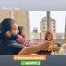خلوت رضا صادقی با دخترانش + عکس