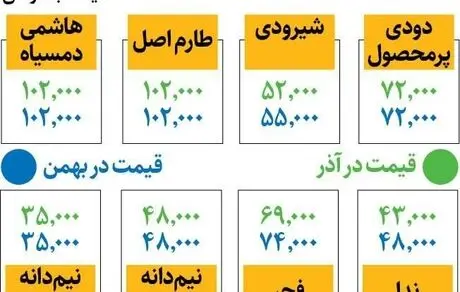 قیمت انواع برنج در 24 بهمن/ برنج شیرودی و فجر کیلویی چند؟