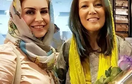 پانته آبهرام و ماهچره خلیلی با ظاهری جذاب + عکس