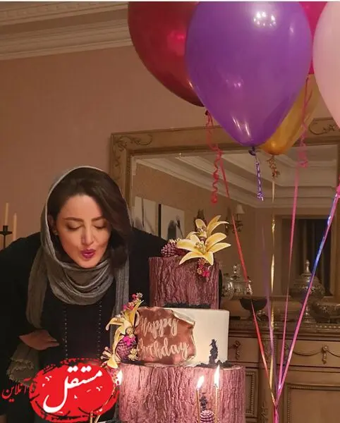 کیک لاکچری و خاص شیلا خداداد + عکس