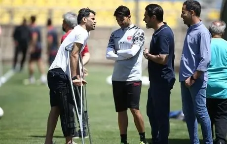  حضور آل‌کثیر در تمرین روز جمعه پرسپولیس 