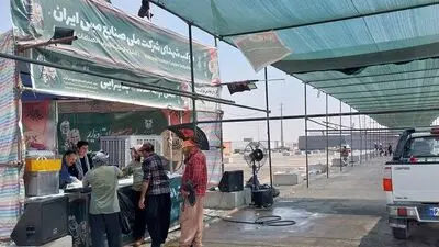 خدمت رسانی خادمین مجتمع مس سونگون به زوار اربعین حسینی ادامه دارد