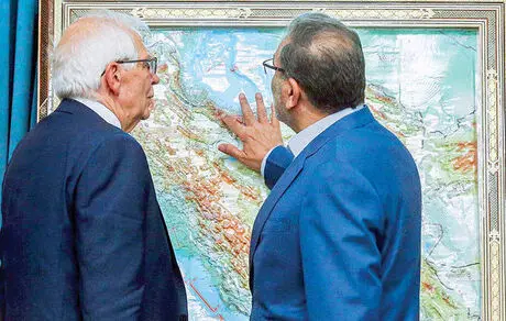 جوزپ بورل به شمخانی پیشنهاد کوهنوردی داد