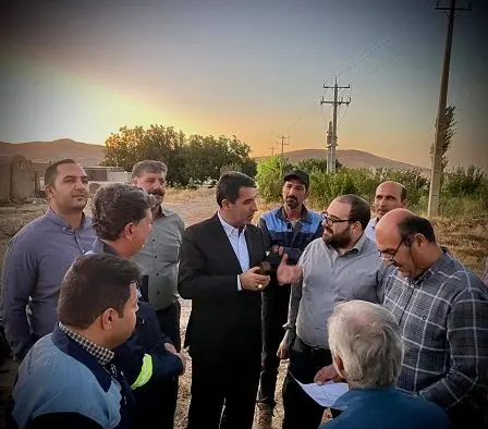 بازدید نماینده شهرستان قروه و مدیرعامل صبانور از پروژه ۲.۵میلیون تنی کنسانتره گلالی