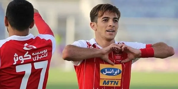 بازیکن پرسپولیس باز هم مقابل دوربین رفت
