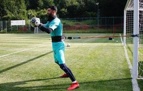 حضور بیرانوند در تمرین پرسپولیس 