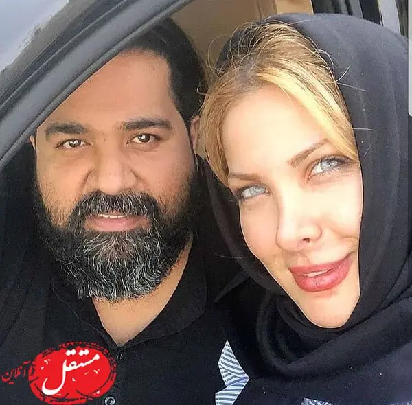 رضا صادقی و همسرش + عکس