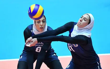 تیم ملی والیبال بانوان ایران مقابل قزاقستان شکست خورد