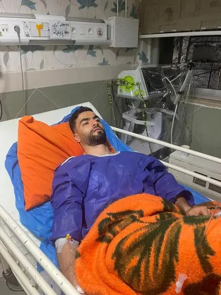  مصدومیت شدید هافبک گل گهر برابر ملوان 