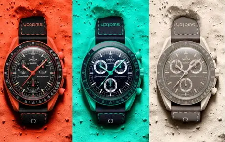 تجربه استایل با ساعت‌های Omega Swatch های کپی در سال 1404