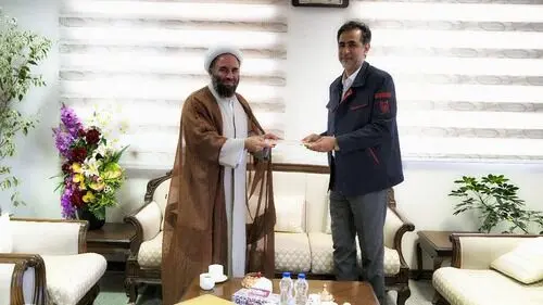 تقدیر امام جمعه ورزقان از مدیرعامل شرکت مس سونگون آذربایجان