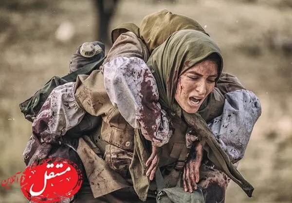 بهنوش طباطبایی با سر و وضع جنگ زده + عکس