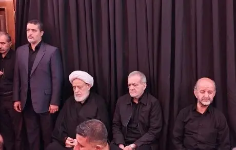تصویری از رئیس‌جمهور منتخب در کنار شیخ حسین انصاریان