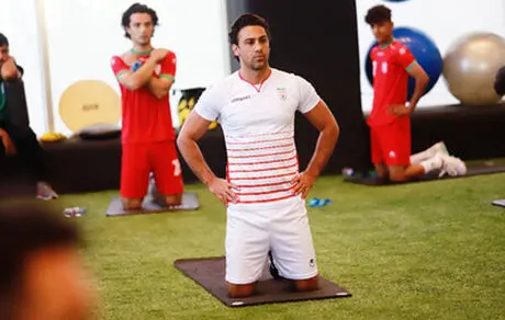آخرین تمرین تیم فوتبال امید در «پک» انجام شد