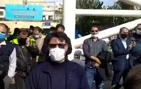 تجمع ادامه دار معلمان و فرهنگیان کشور مقابل مجلس