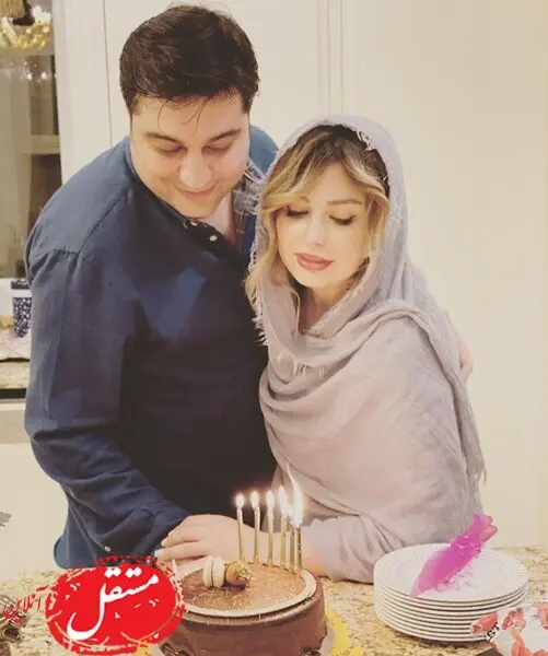 سالگرد ازدواج نیوشا ضیغمی و همسرش + عکس