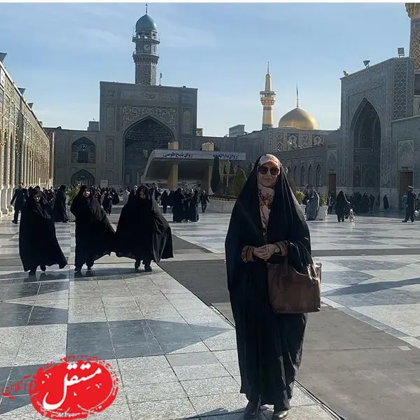 مژده لواسانی در زیارت + عکس