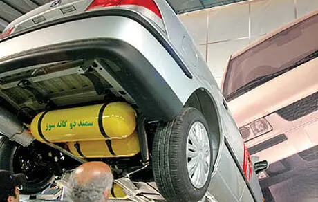 گاز‌سوز کردن خودروها کلید خورد