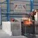 افتتاح کوره القایی یک و نیم تن ذوب چدن کارخانه شمش شرکت آلومینای ایران