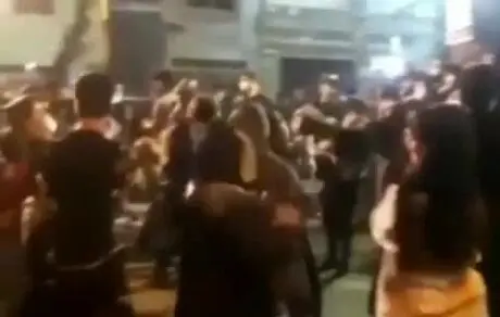 زنجیرزنی دختران در شب‌های محرم