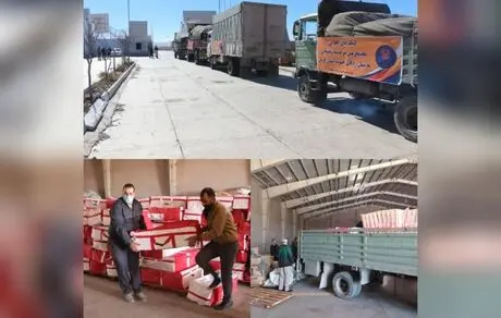 دومین محموله اهدایی شرکت مس به جنوب کرمان رسید