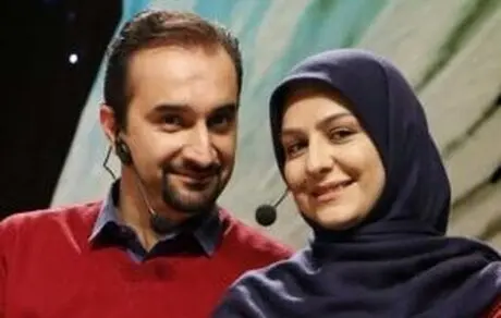 تیپ مجری معروف و همسرش وقتی جلوی دوربین نیست+عکس