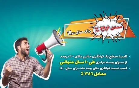 رکورد توانگری مالی صنعت بیمه توسط بیمه ملت شکسته شد