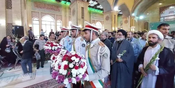 مزار شهید بهشتی و ۷۲ تن از یارانش در بهشت زهرا گلباران شد