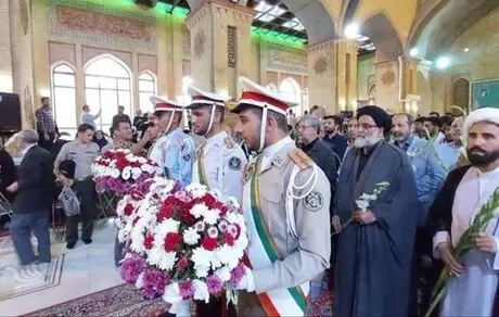 مزار شهید بهشتی و ۷۲ تن از یارانش در بهشت زهرا گلباران شد