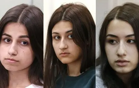 خواهرانی که پدرشان را در خواب کشتند+عکس