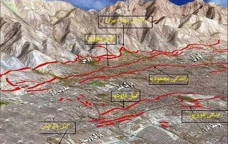 زلزله بزرگ چه زمان و در کجای تهران؟