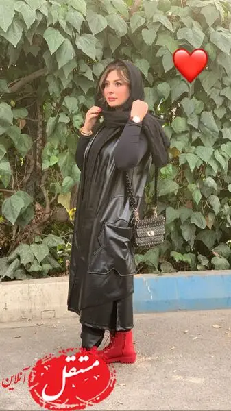 استایل مشکی رنگ نیوشا ضیغمی + عکس