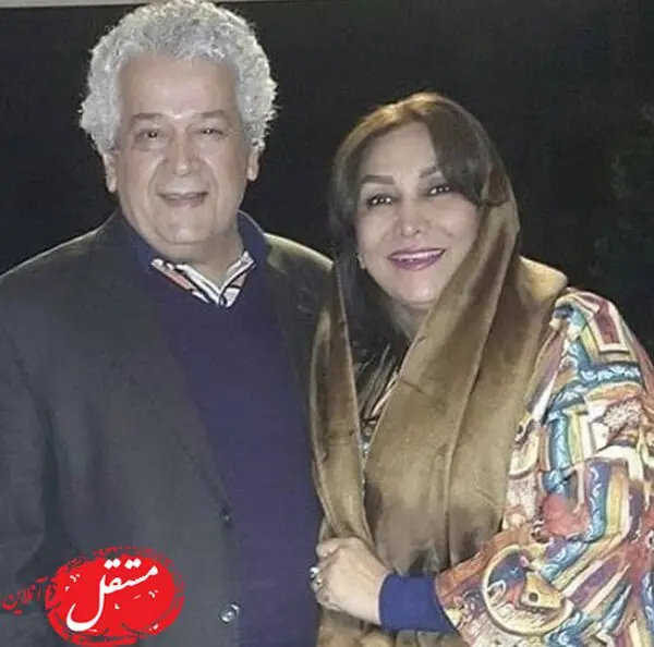 رضا فیاضی و همسرش + عکس