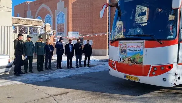 با پشتیبانی مجتمع مس سونگون؛ ۱۸۰ بسیجی ورزقان راهی دیار ایثار و مقاومت شدند