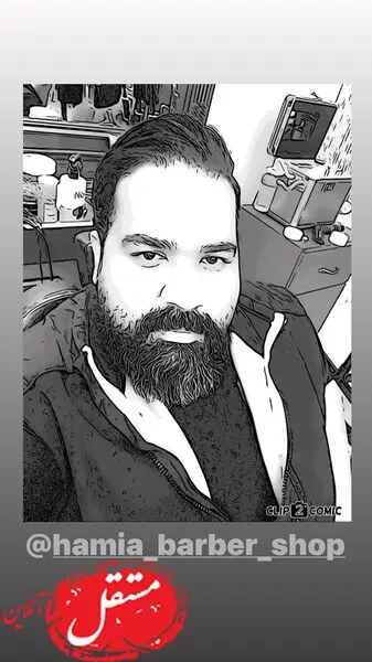 مدل موی جدید رضا صادقی + عکس
