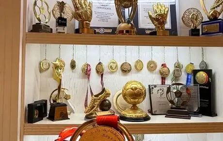 استوری جنجالی همسر بیرانوند با مدال قهرمانی