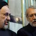 سید محمد خاتمی و علی لاریجانی در یک قاب