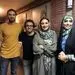 خانم مجری در کنار بازیگران خفن +عکس 