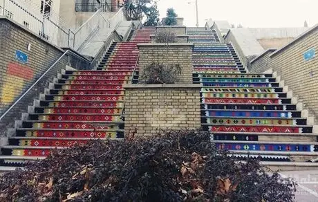 پله هایی که جان می دهند برای عکاسی 