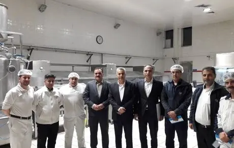 دیدار مدیرعامل شرکت شیر پاستوریزه پگاه آذربایجان شرقی با پرسنل، در ساعات اولیه سال جدید